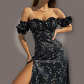 Briarluxe Off-Shoulder Maxi Dress — Lace Up, Stand Out